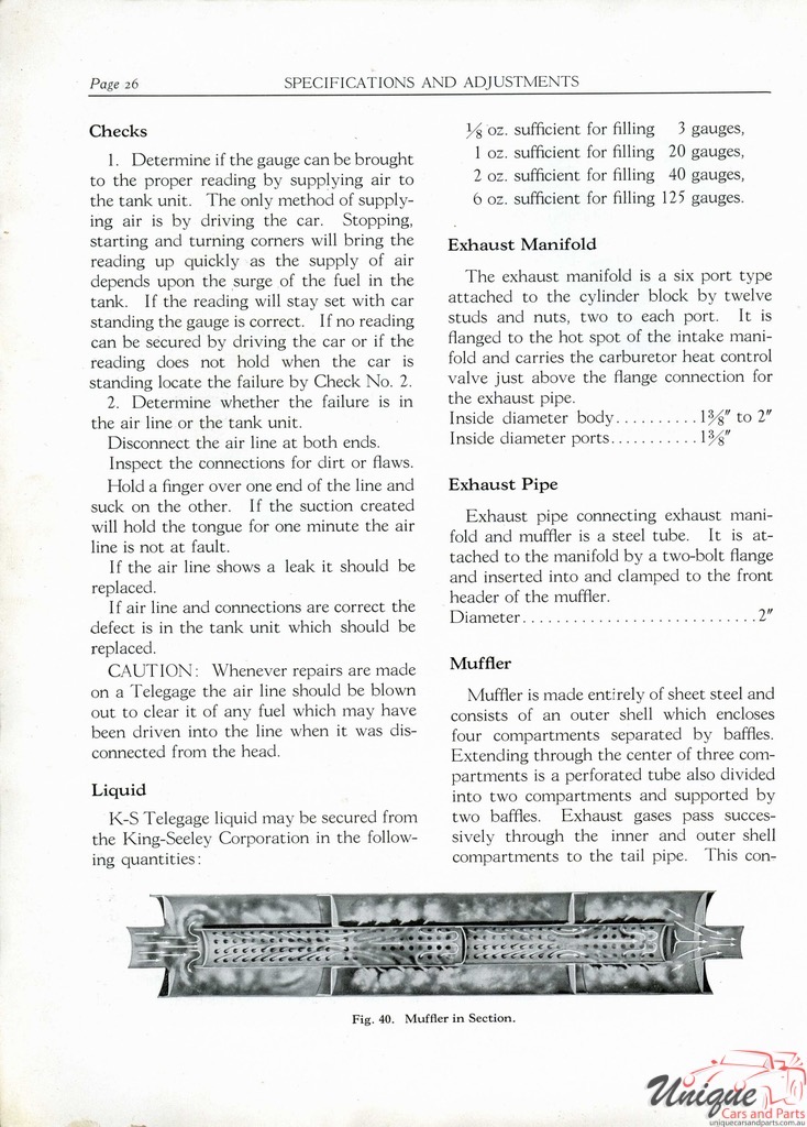 1930 Buick Marquette Specifications Booklet Page 41